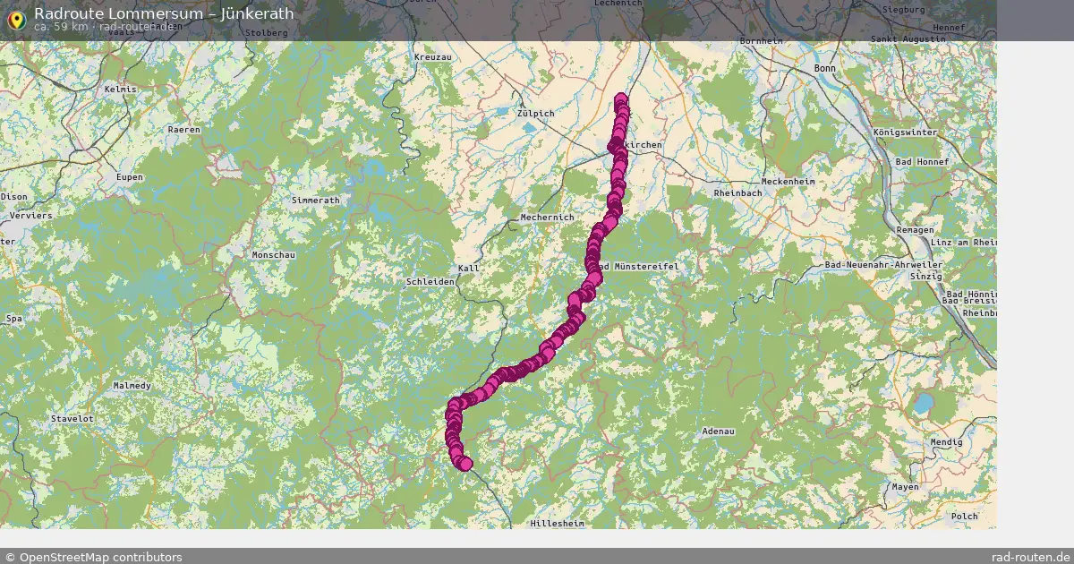 Radtour Lommersum – Jünkerath