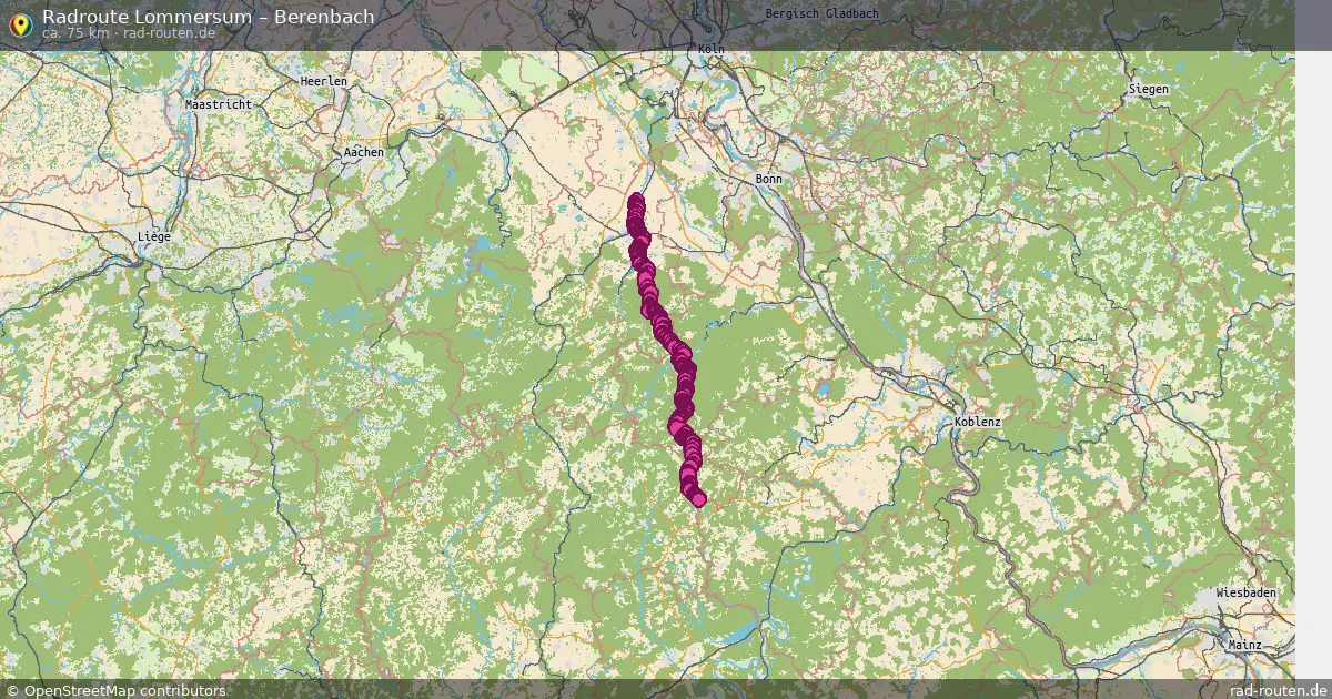 Radtour Lommersum – Berenbach