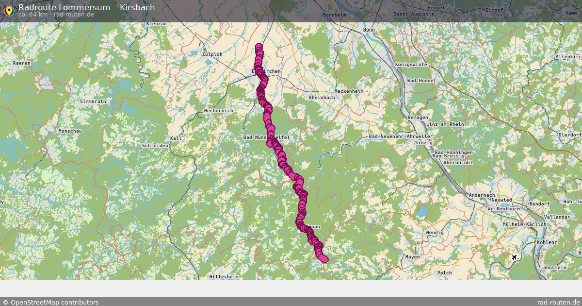 Radtour Lommersum – Kirsbach