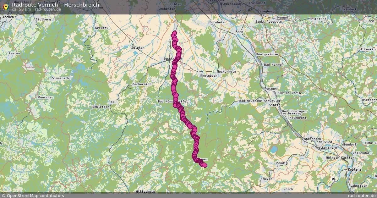 Radtour Vernich – Herschbroich