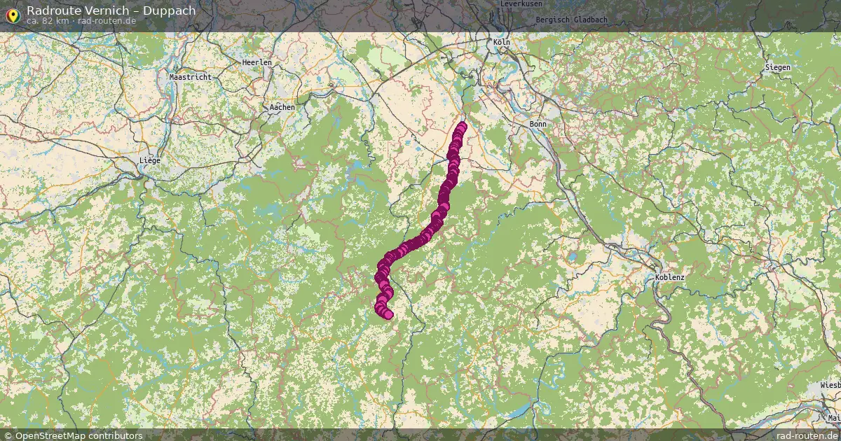 Radtour Vernich – Duppach