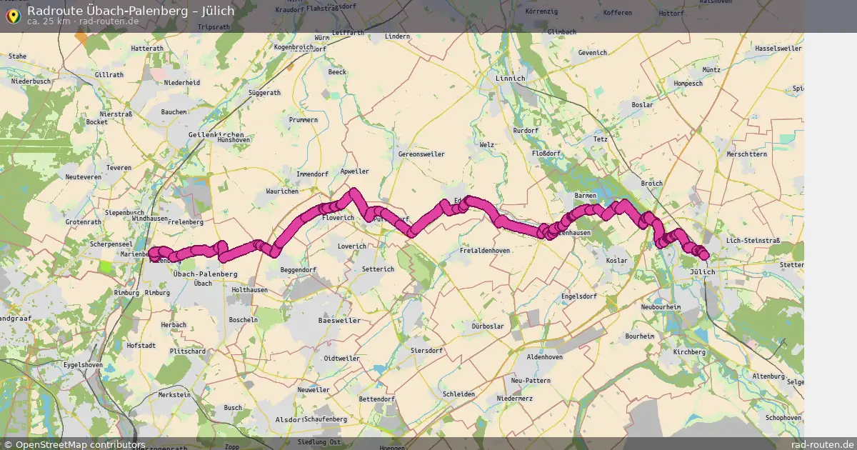 Radtour Übach-Palenberg – Jülich