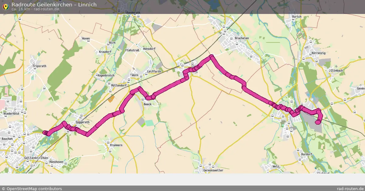 Radtour Geilenkirchen – Linnich