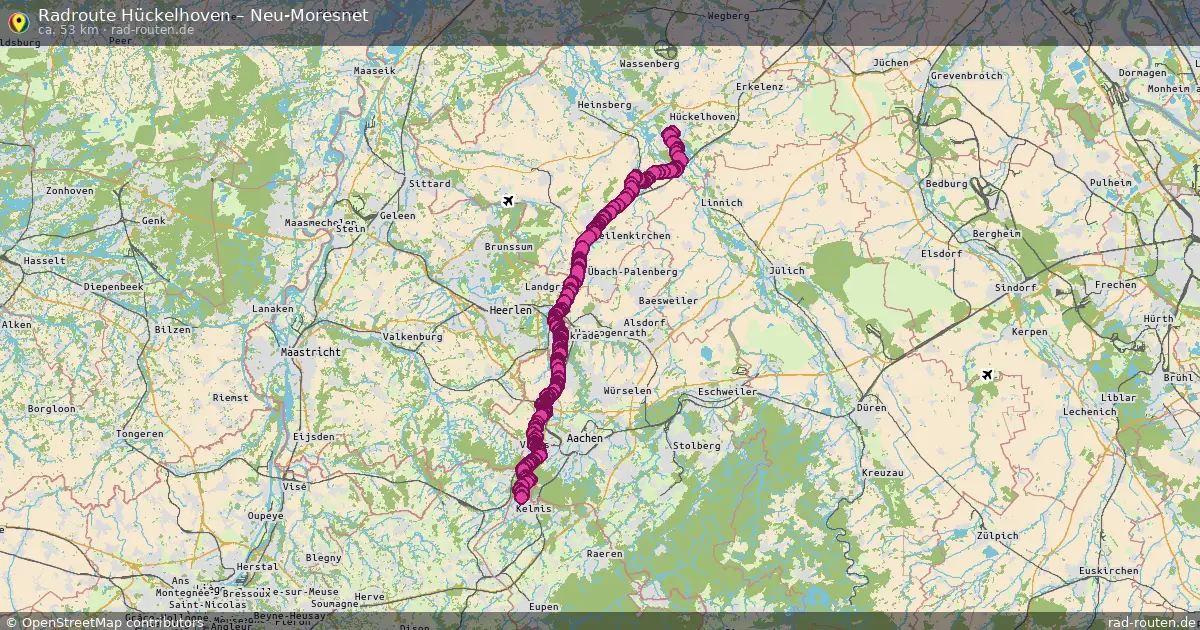 Radtour Hückelhoven – Neu-Moresnet