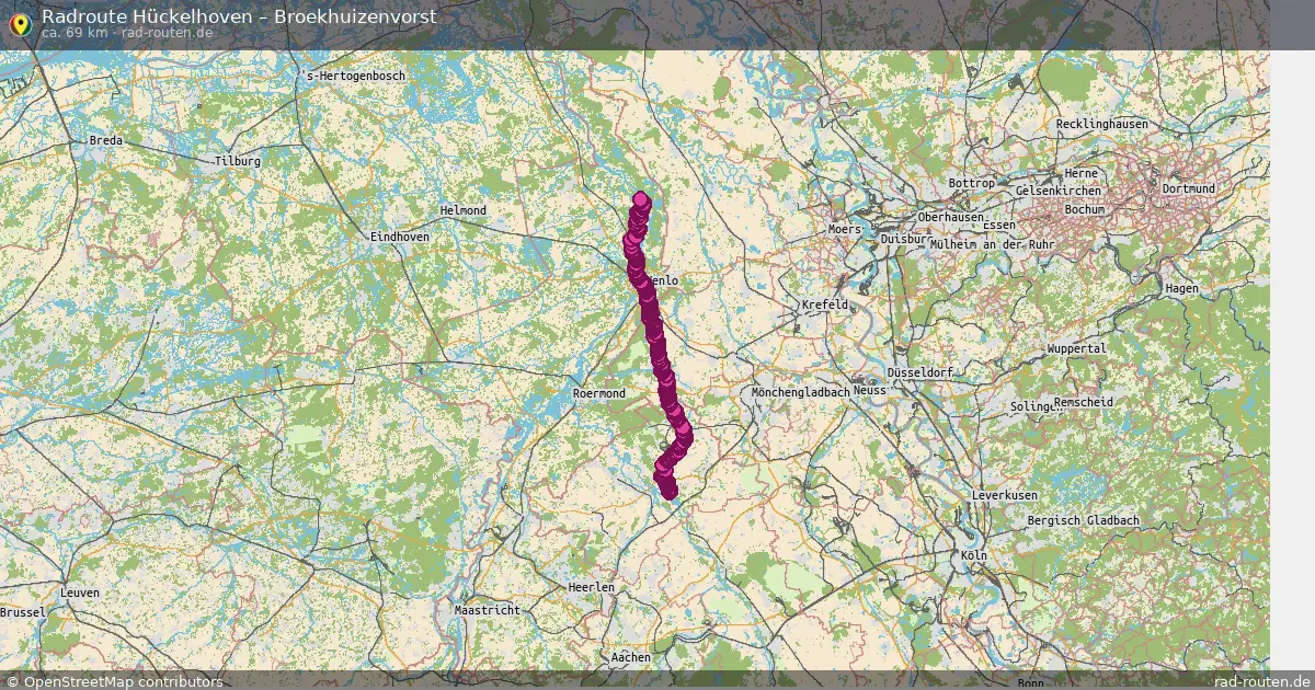 Fahrradroute Hückelhoven – Broekhuizenvorst