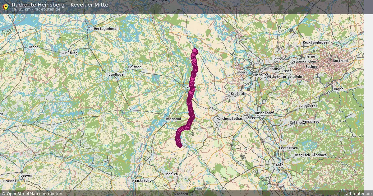 Radtour Heinsberg – Kevelaer Mitte