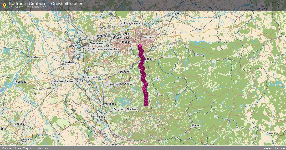 Radtour Gimborn – Großholthausen