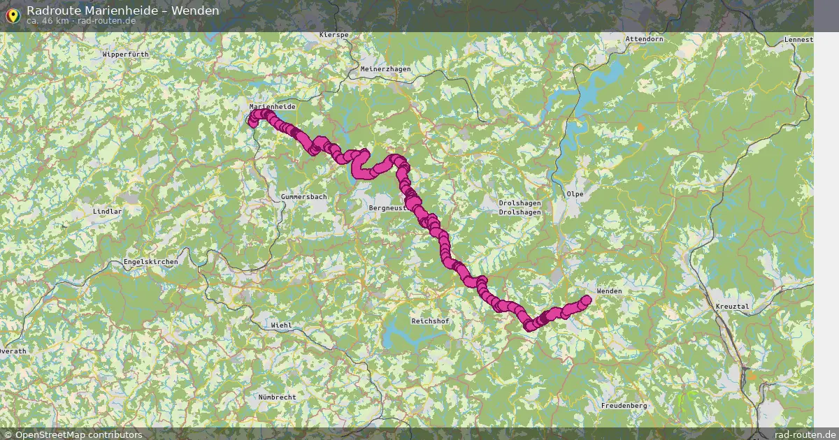 Radtour Marienheide – Wenden