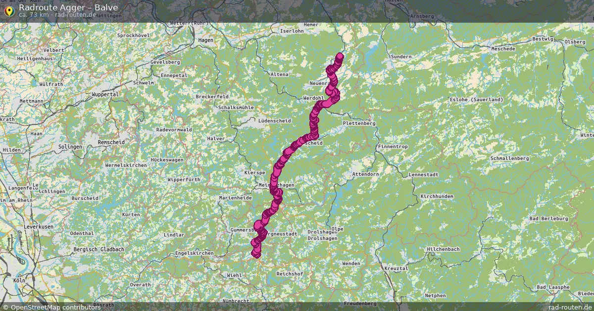 Radtour Agger – Balve
