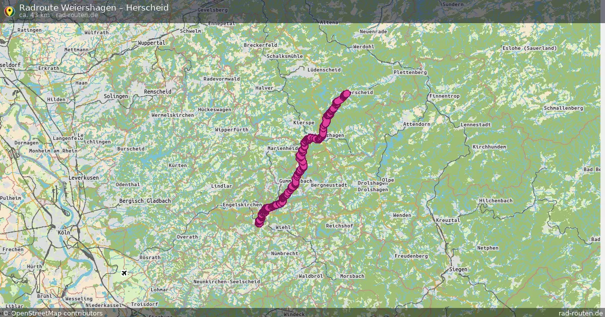 Radtour Weiershagen – Herscheid