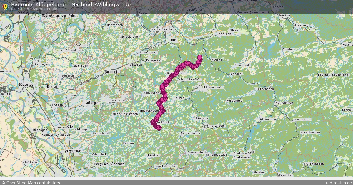 Radtour Klüppelberg – Nachrodt-Wiblingwerde