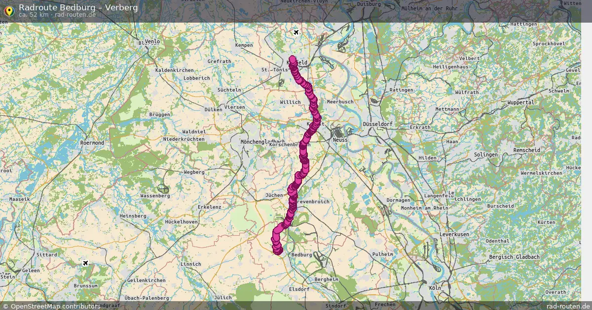 Radtour Bedburg – Verberg