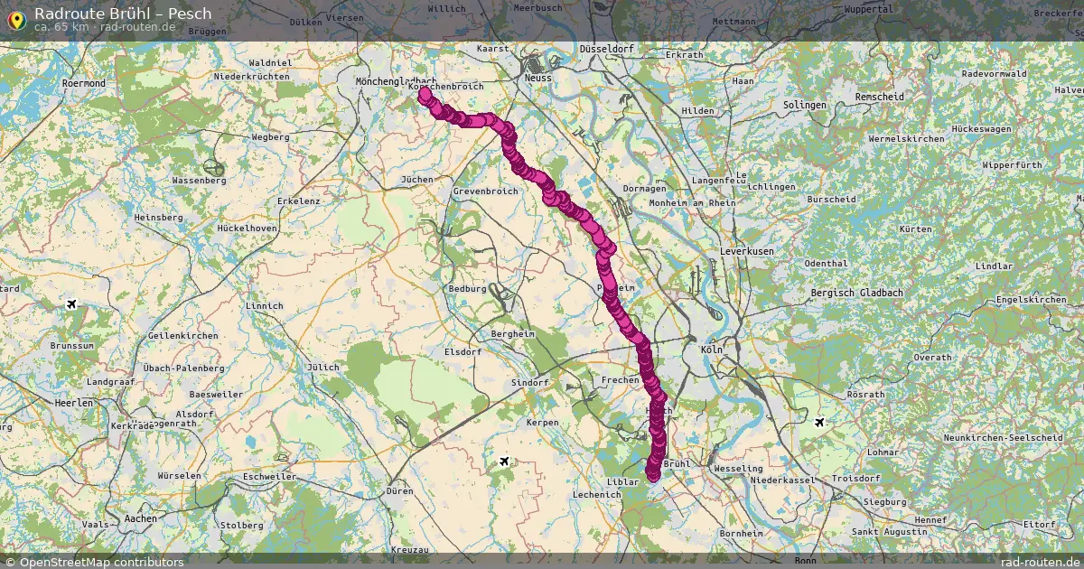 Radtour Brühl – Pesch