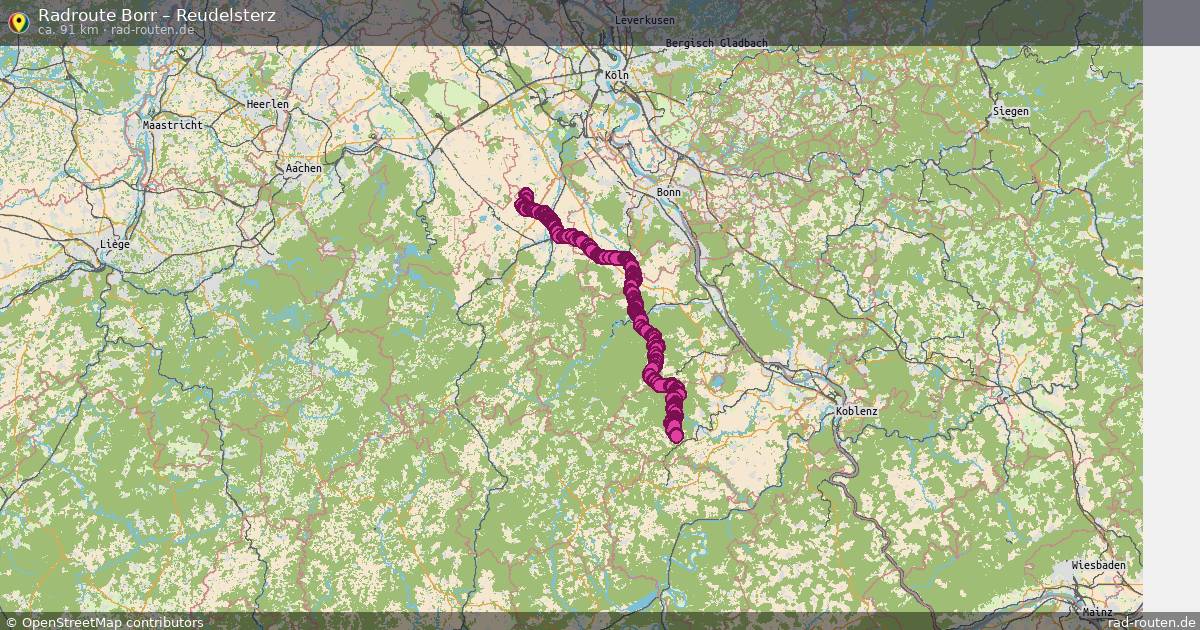 Fahrradroute Borr – Reudelsterz