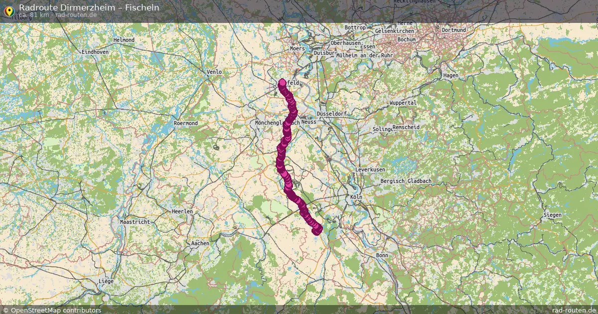 Radtour Dirmerzheim – Fischeln