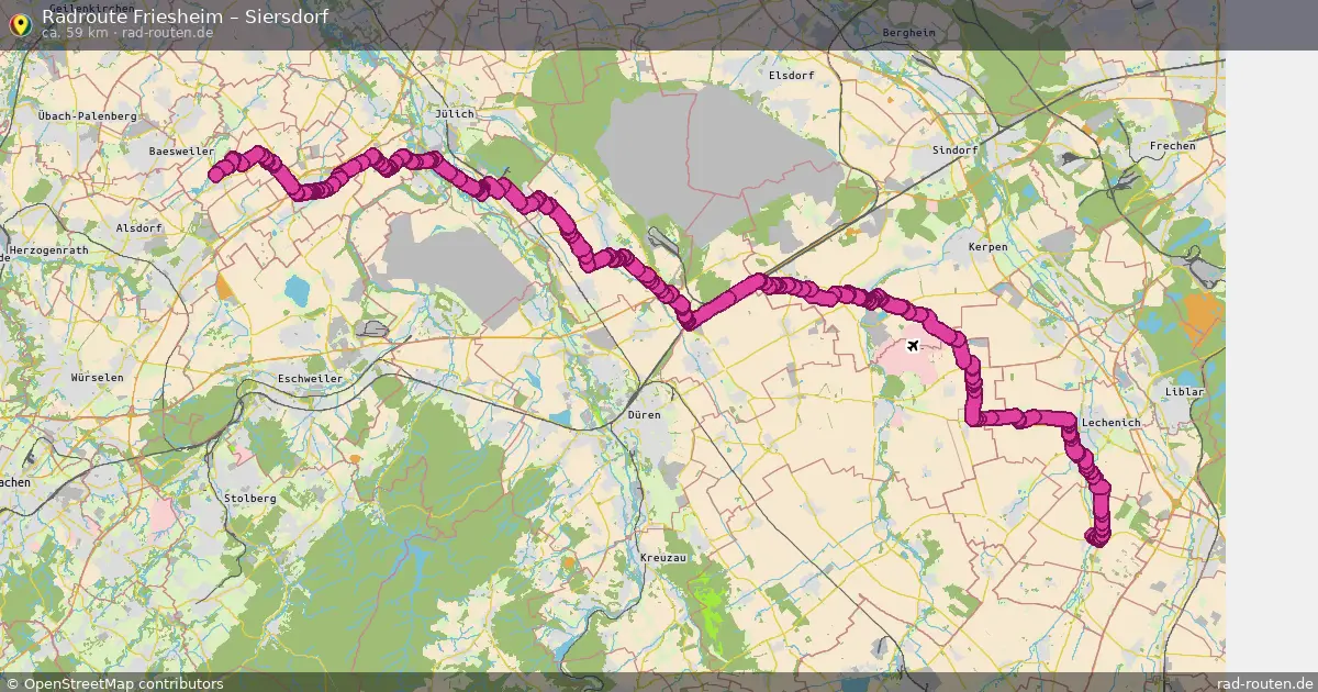 Radtour Friesheim – Siersdorf