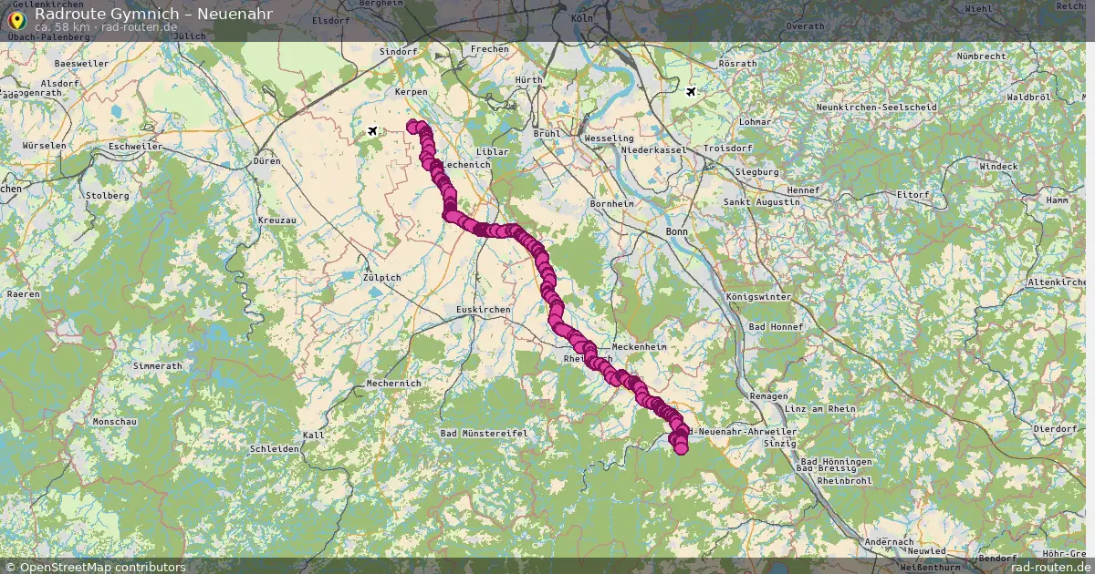 Radtour Gymnich – Neuenahr