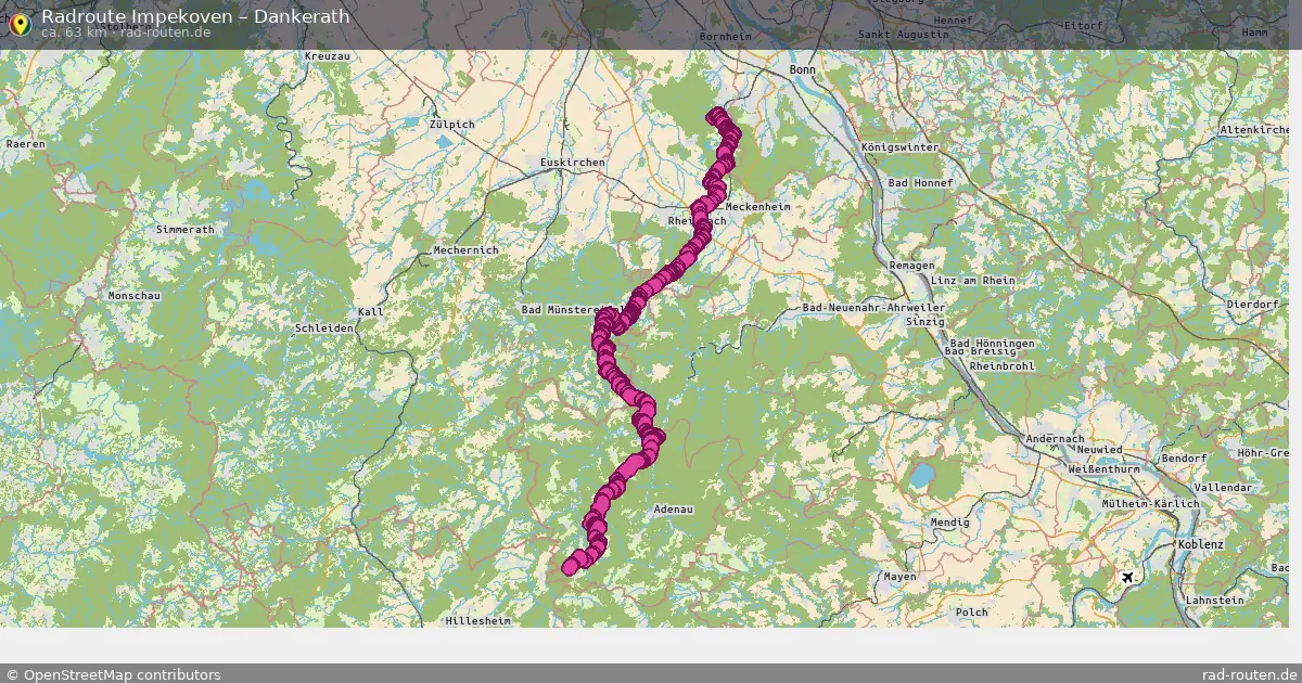 Fahrradroute Impekoven – Dankerath