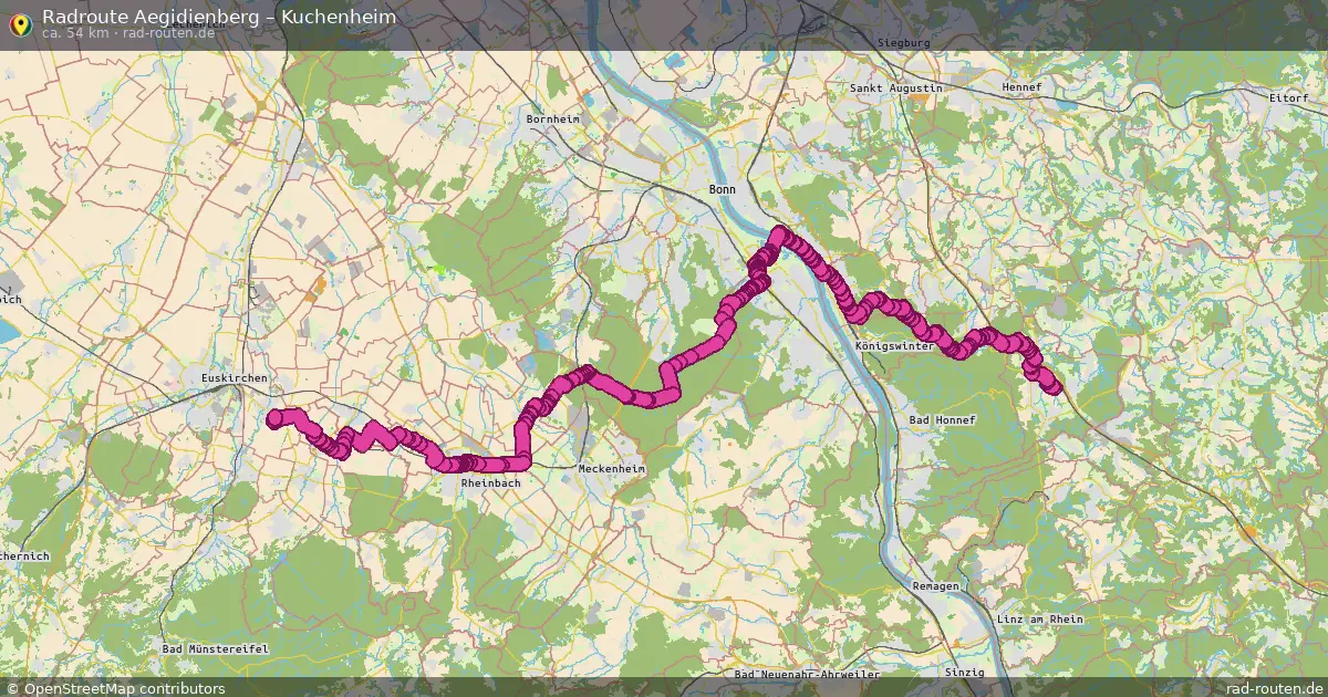 Radtour Aegidienberg – Kuchenheim