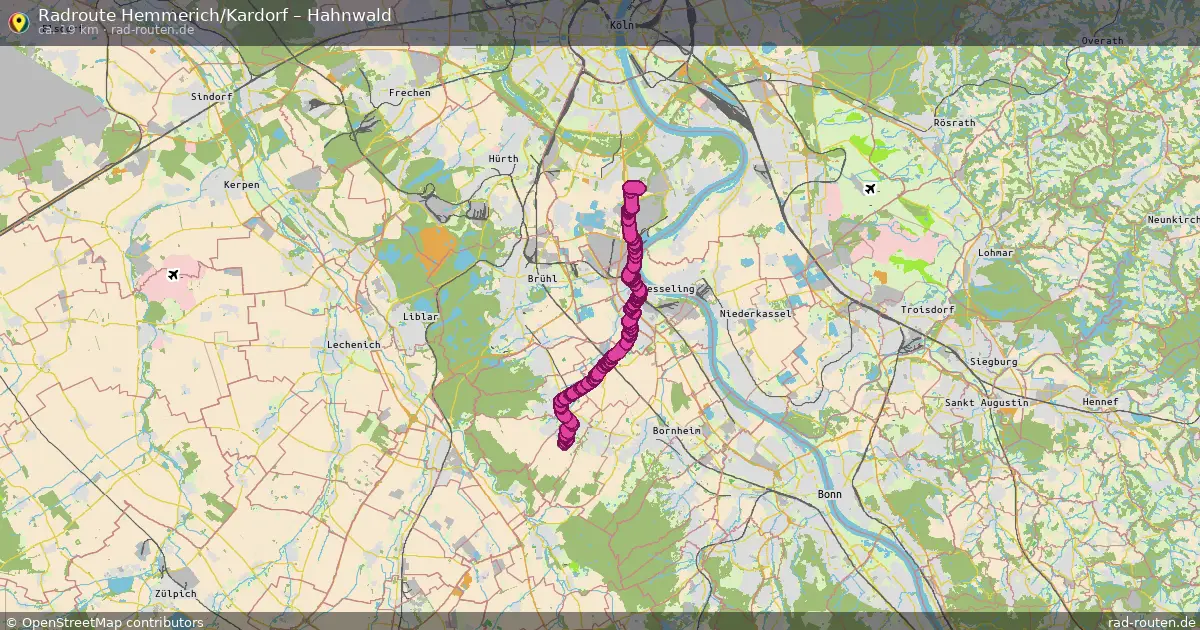 Radtour Hemmerich Kardorf – Hahnwald