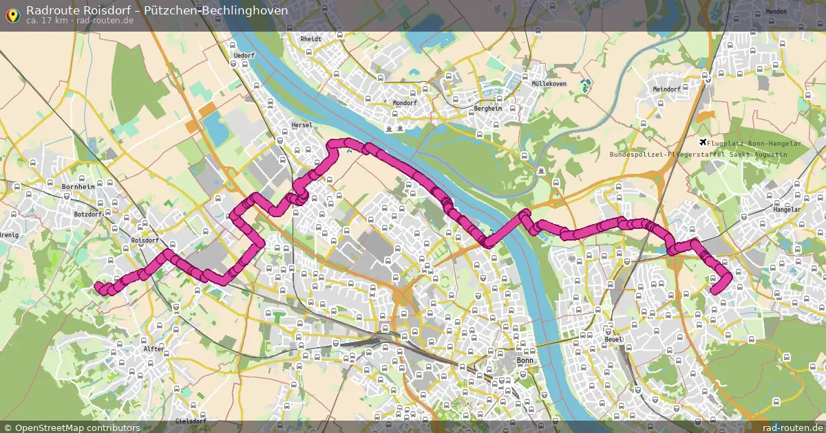 Radtour Roisdorf – Pützchen-Bechlinghoven