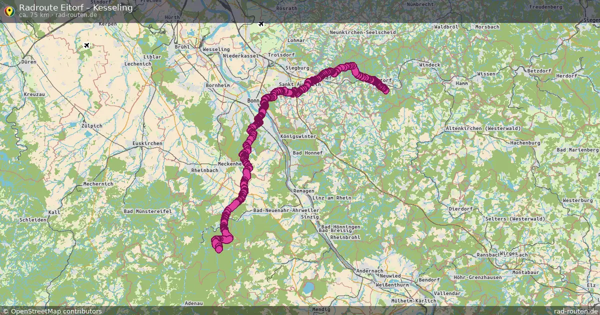 Radtour Eitorf – Kesseling