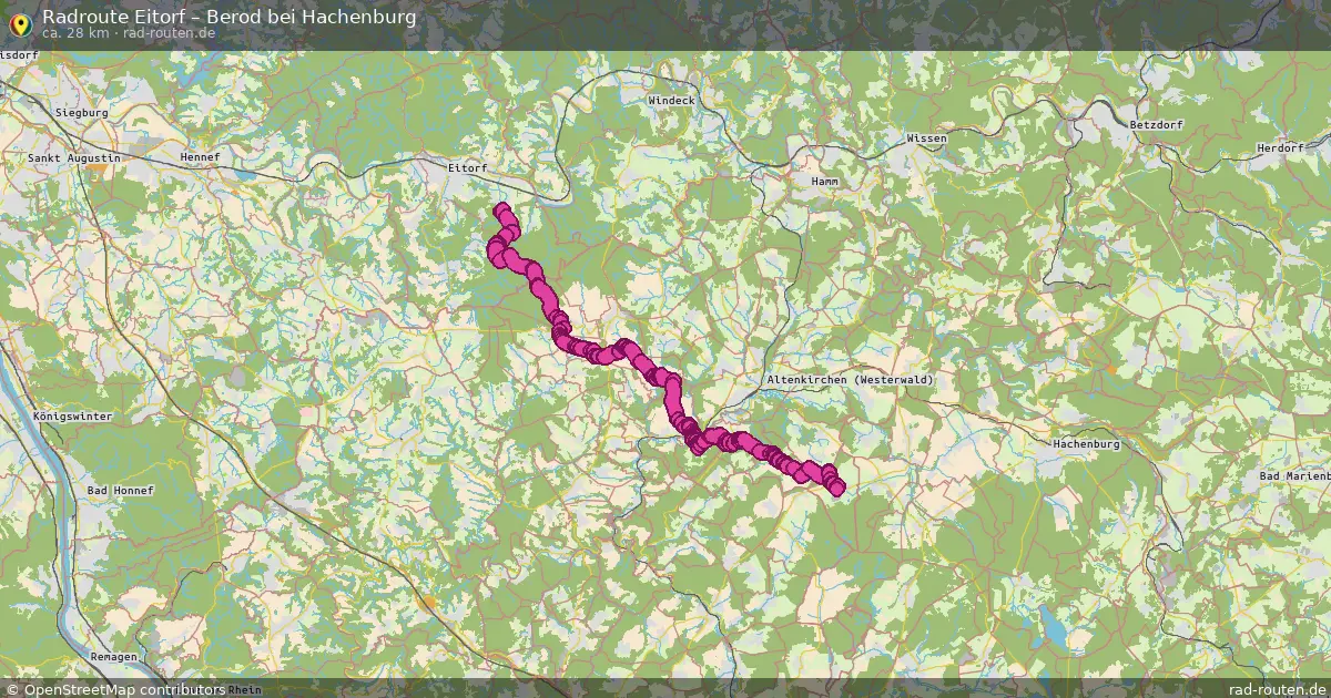 Radtour Eitorf – Berod Bei Hachenburg