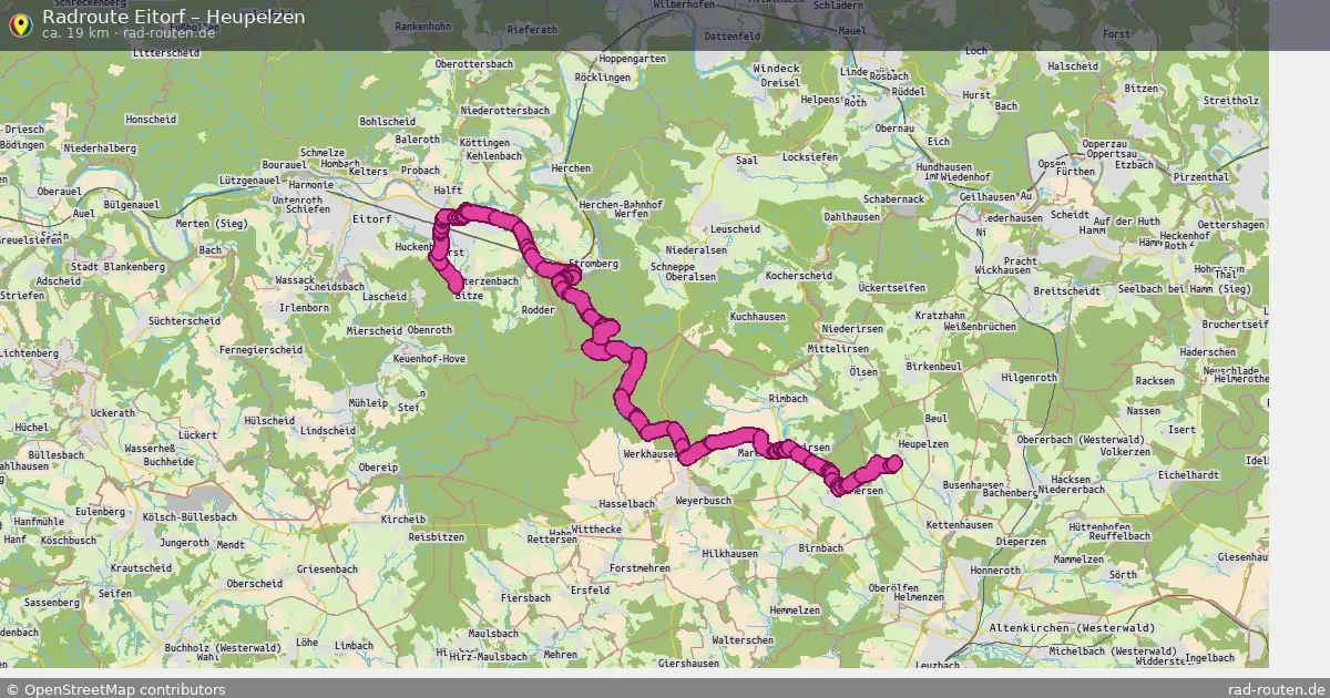 Radtour Eitorf – Heupelzen