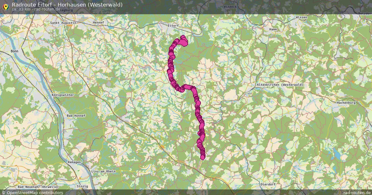 Radtour Eitorf – Horhausen (Westerwald)