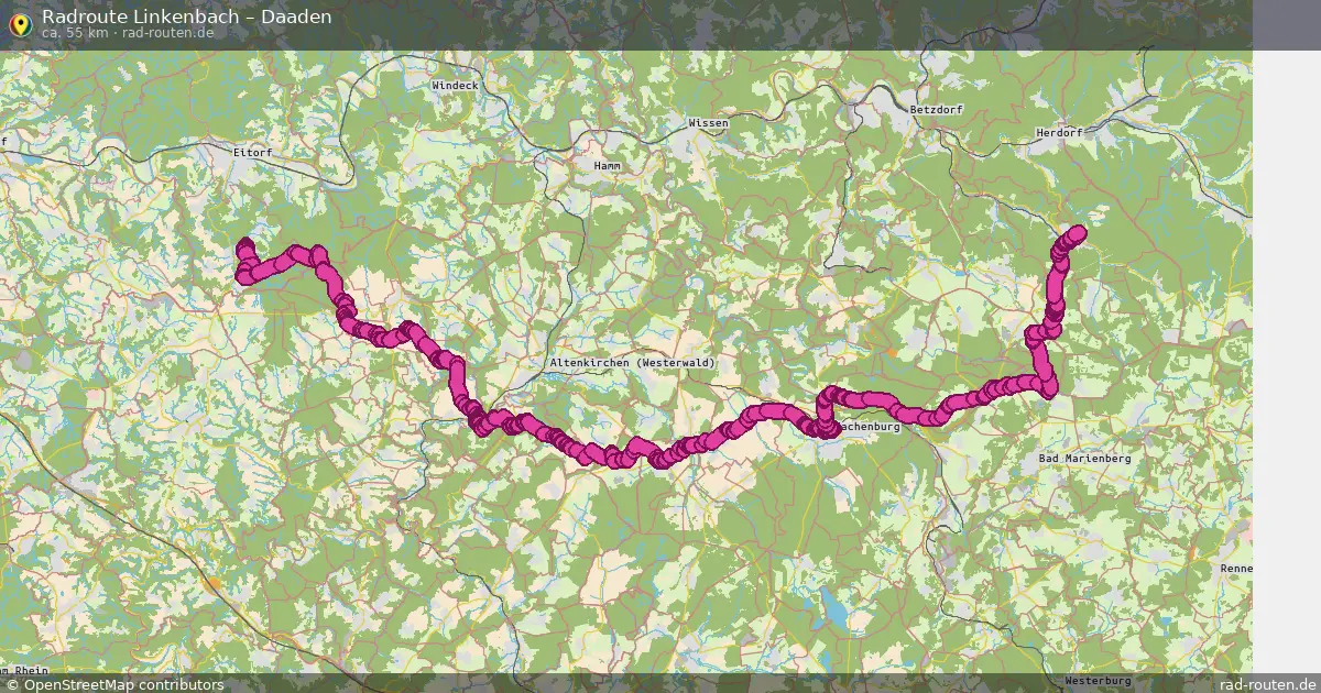 Fahrradroute Linkenbach – Daaden