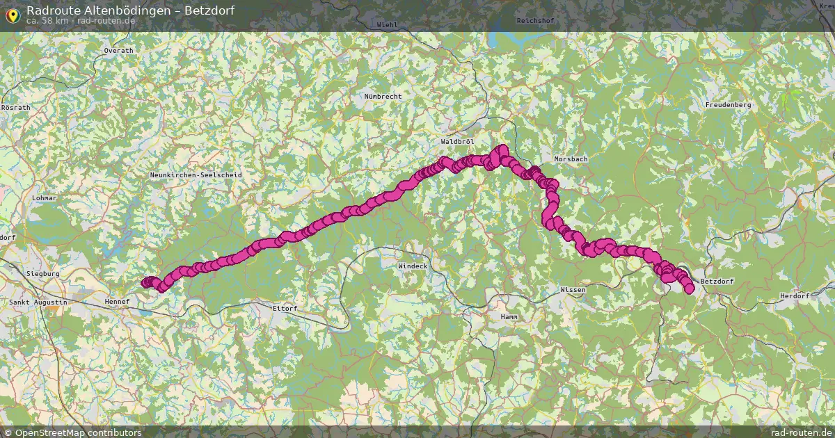 Radtour Altenbödingen – Betzdorf