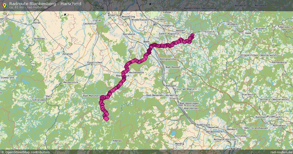 Radtour Blankenberg – Harscheid
