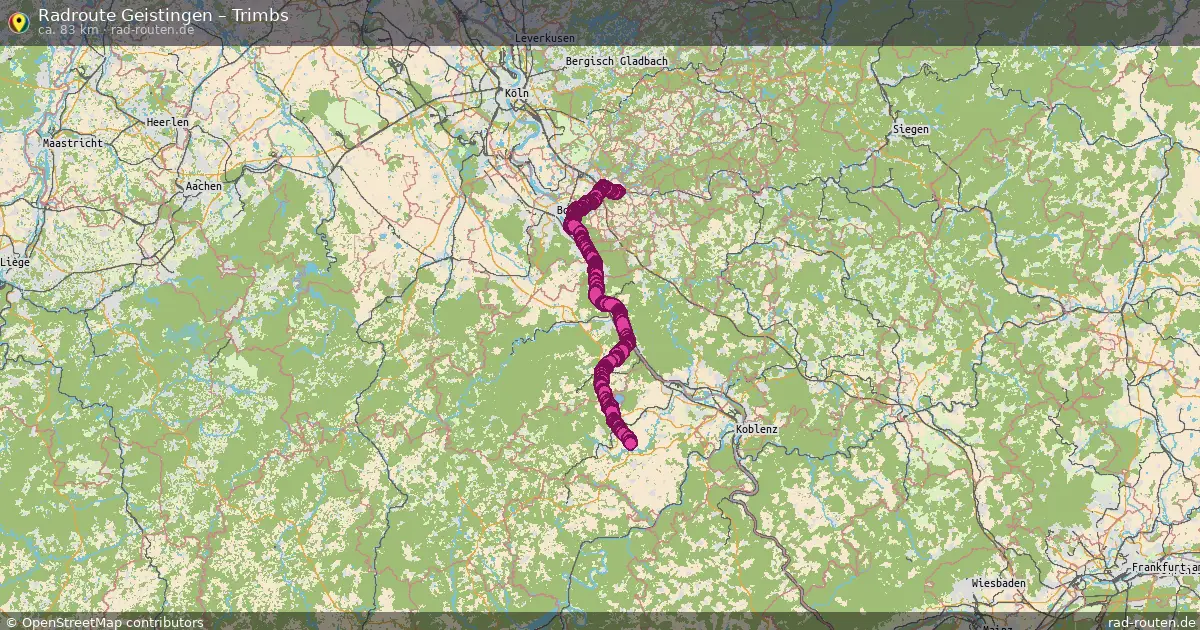 Radtour Geistingen – Trimbs