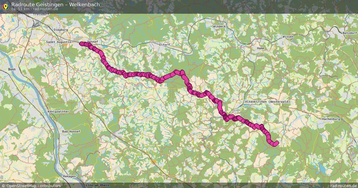 Radtour Geistingen – Welkenbach