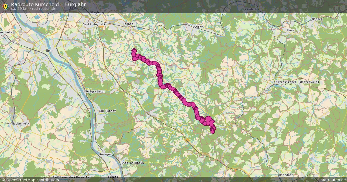 Radtour Kurscheid – Burglahr