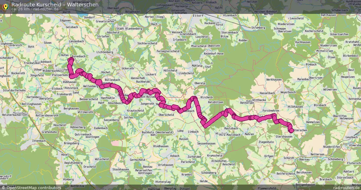 Radtour Kurscheid – Walterschen
