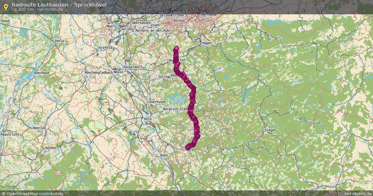 Radtour Lauthausen – Sprockhövel