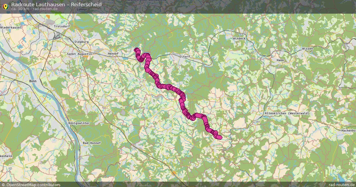 Radtour Lauthausen – Reiferscheid