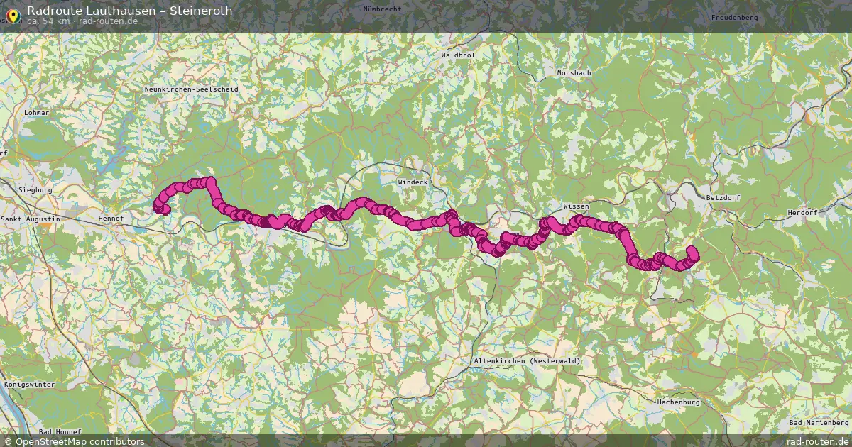 Radtour Lauthausen – Steineroth
