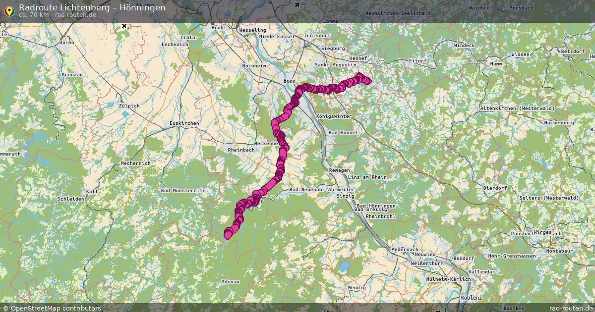 Radtour Lichtenberg – Hönningen