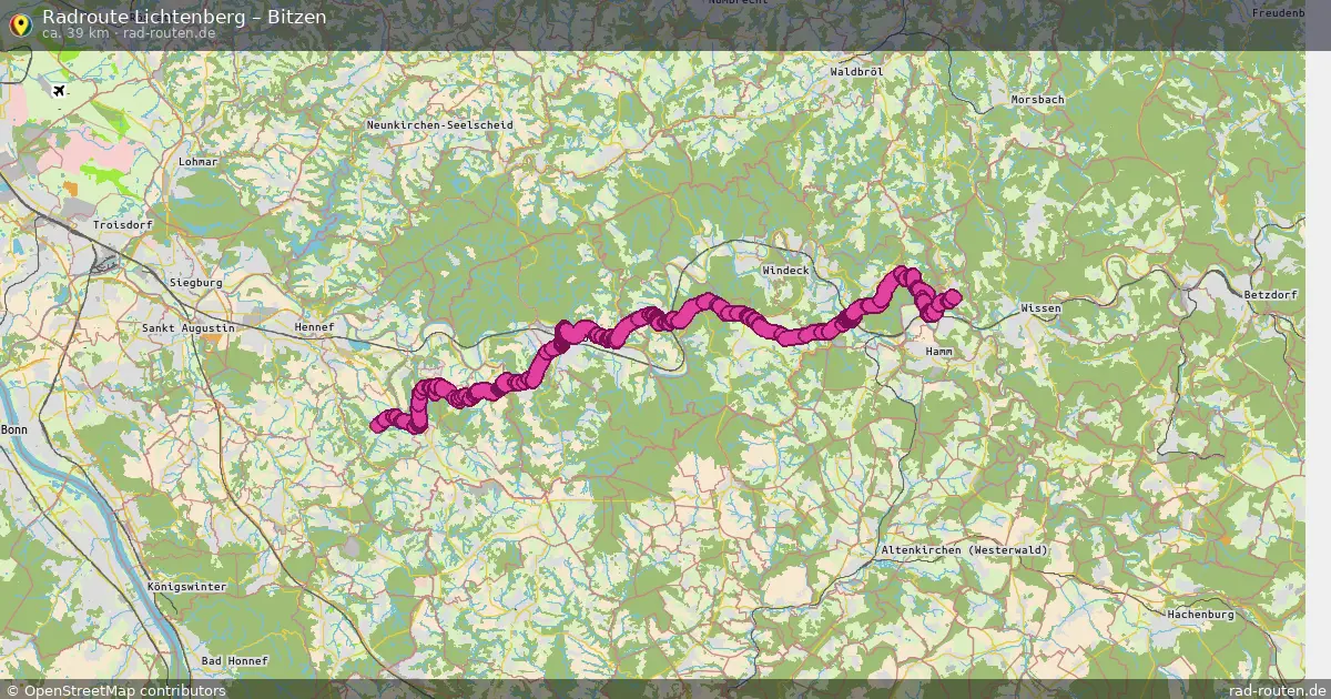 Radtour Lichtenberg – Bitzen