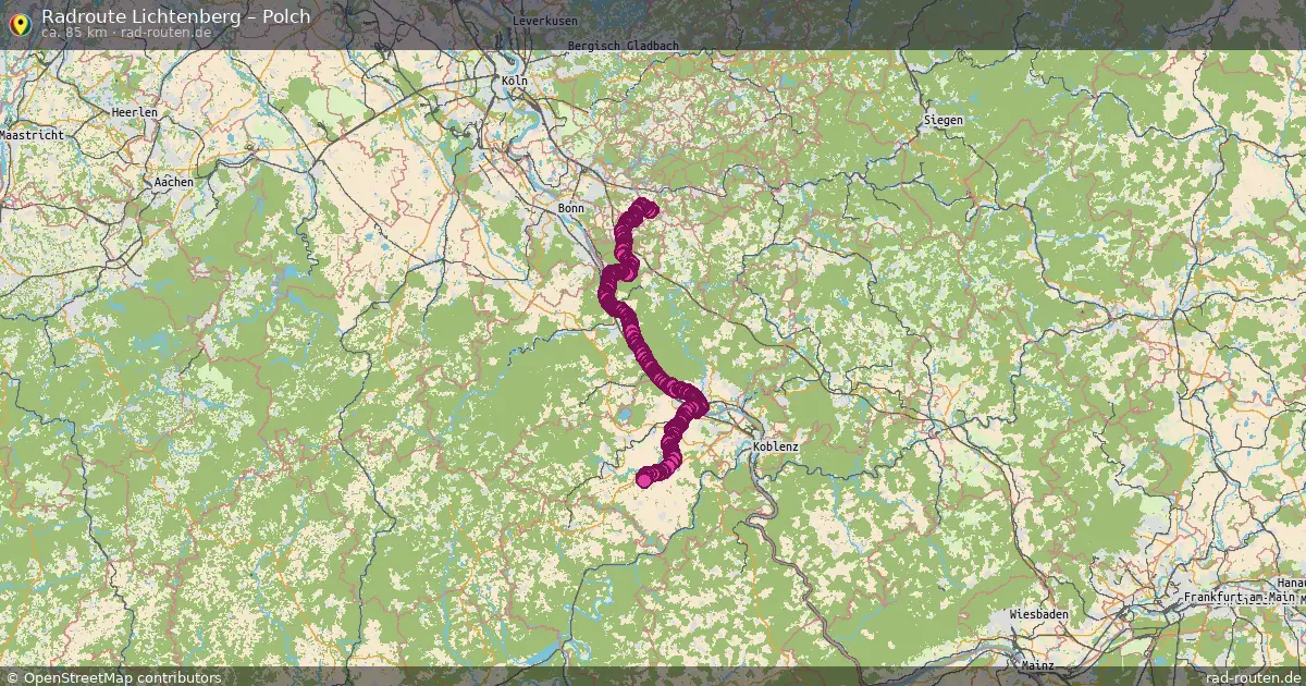 Radtour Lichtenberg – Polch