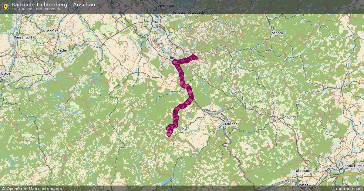 Radtour Lichtenberg – Anschau
