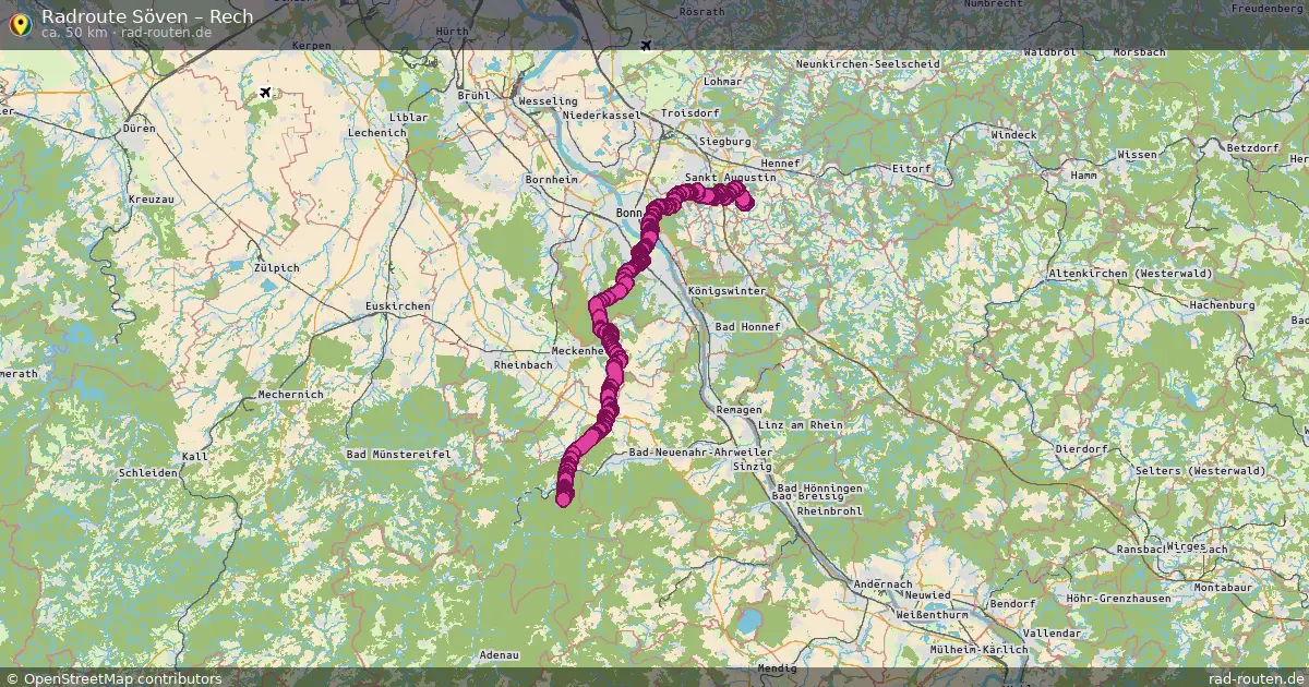 Radtour Söven – Rech