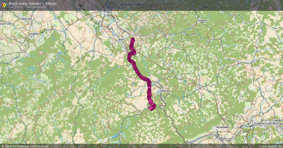 Radtour Söven – Alken