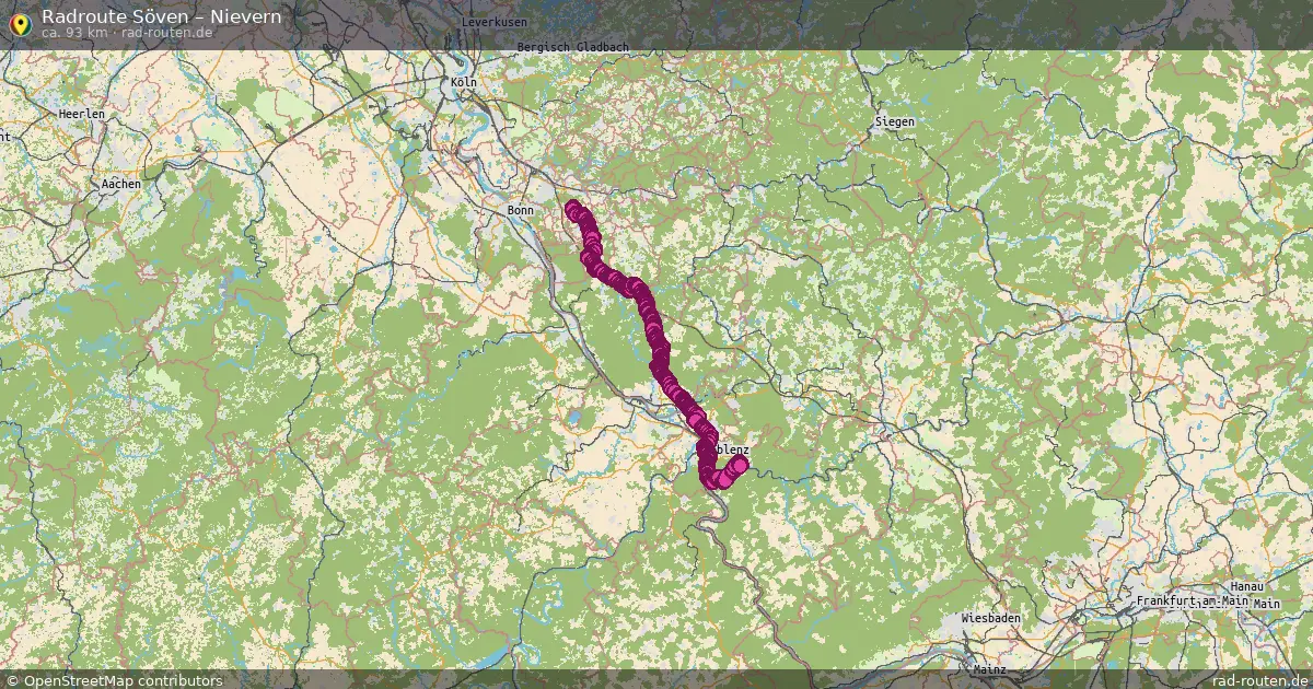Radtour Söven – Nievern