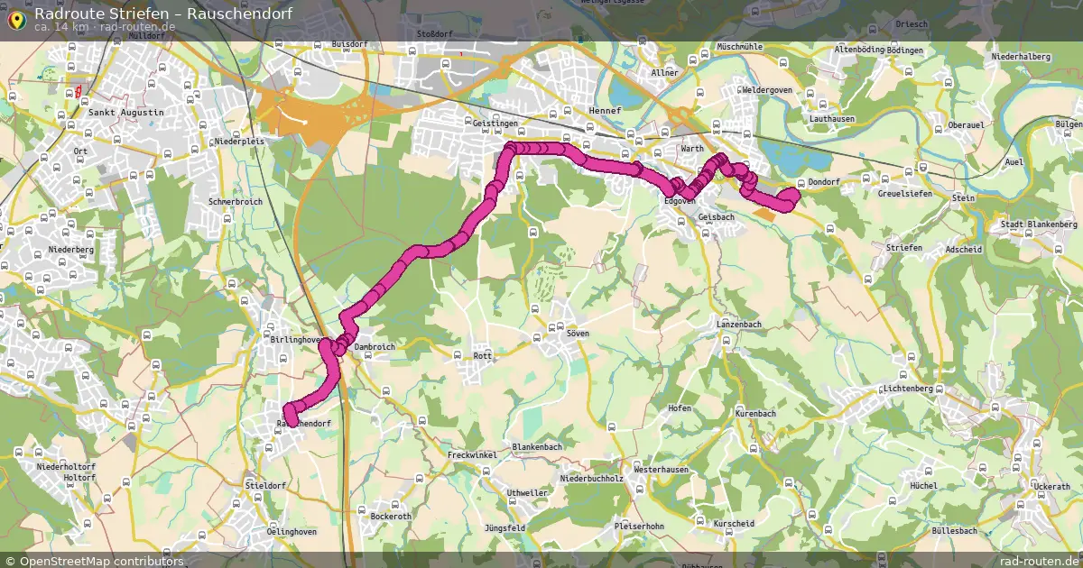 Radtour Striefen – Rauschendorf