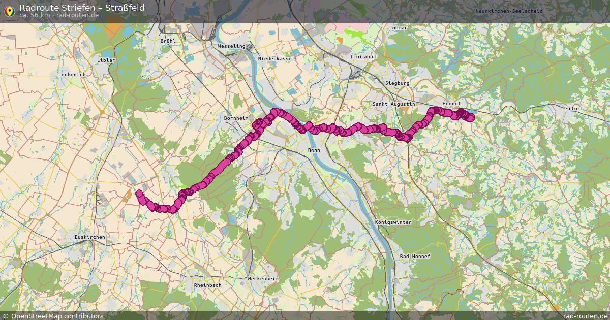 Fahrradroute Striefen – Straßfeld
