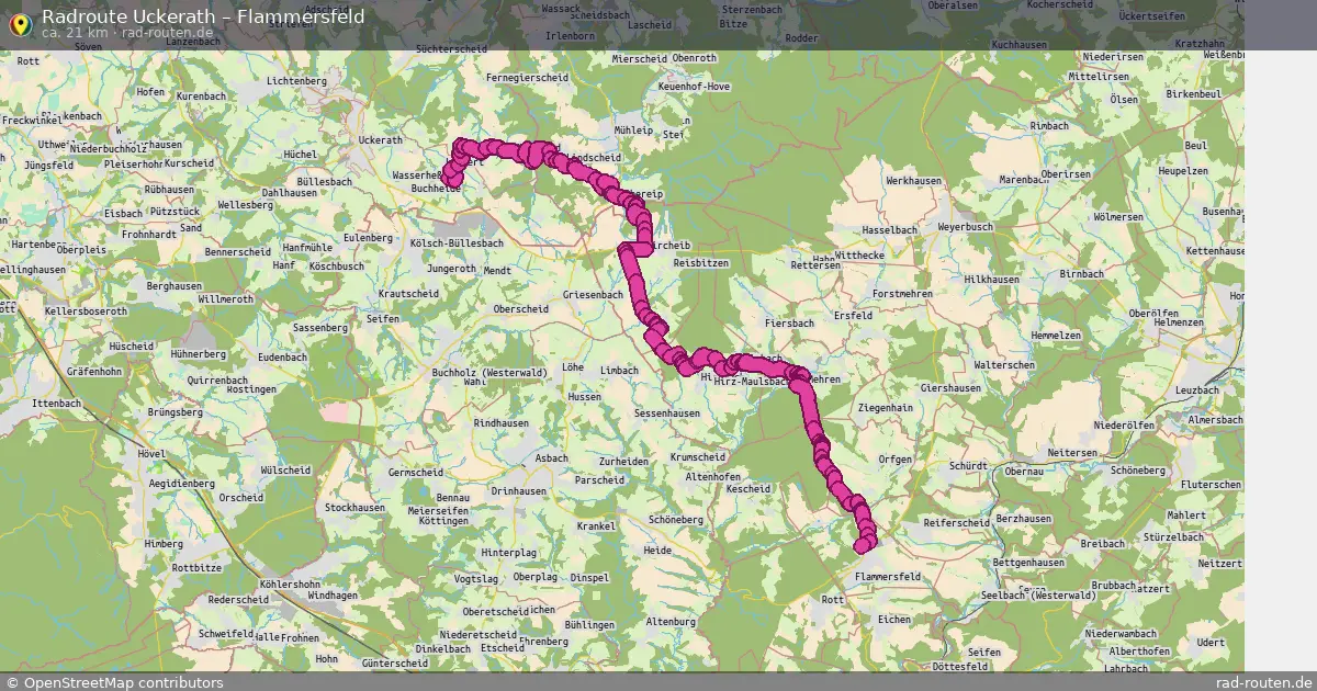 Radtour Uckerath – Flammersfeld