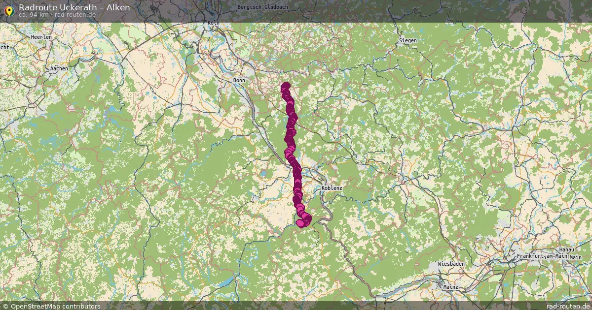 Radtour Uckerath – Alken